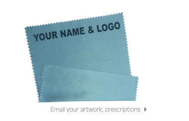 Email your artwork, prescriptions