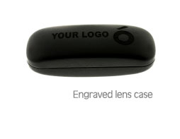 Engraved lens case