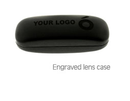 Engraved lens case