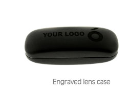 Engraved lens case